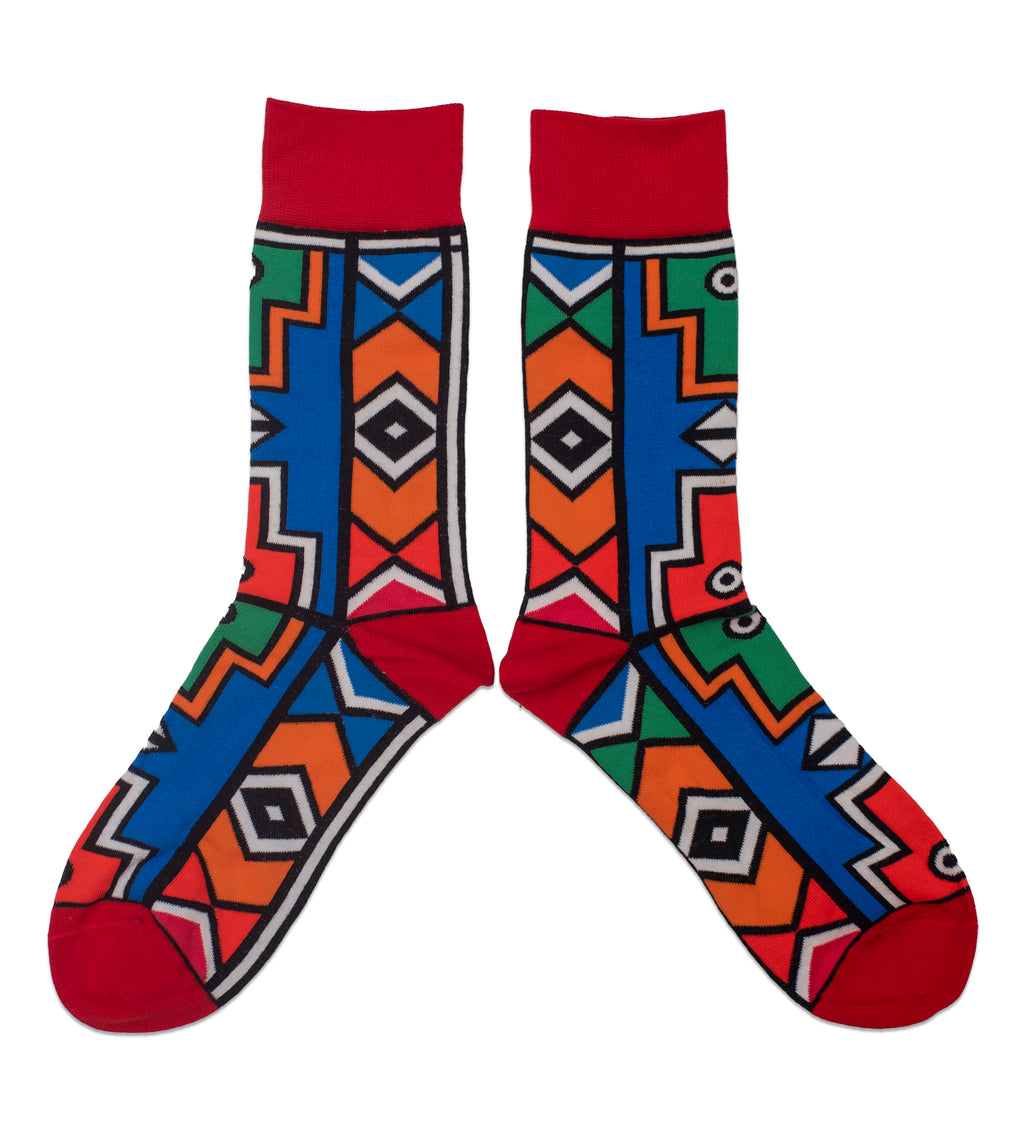 Red Ndebele Charm