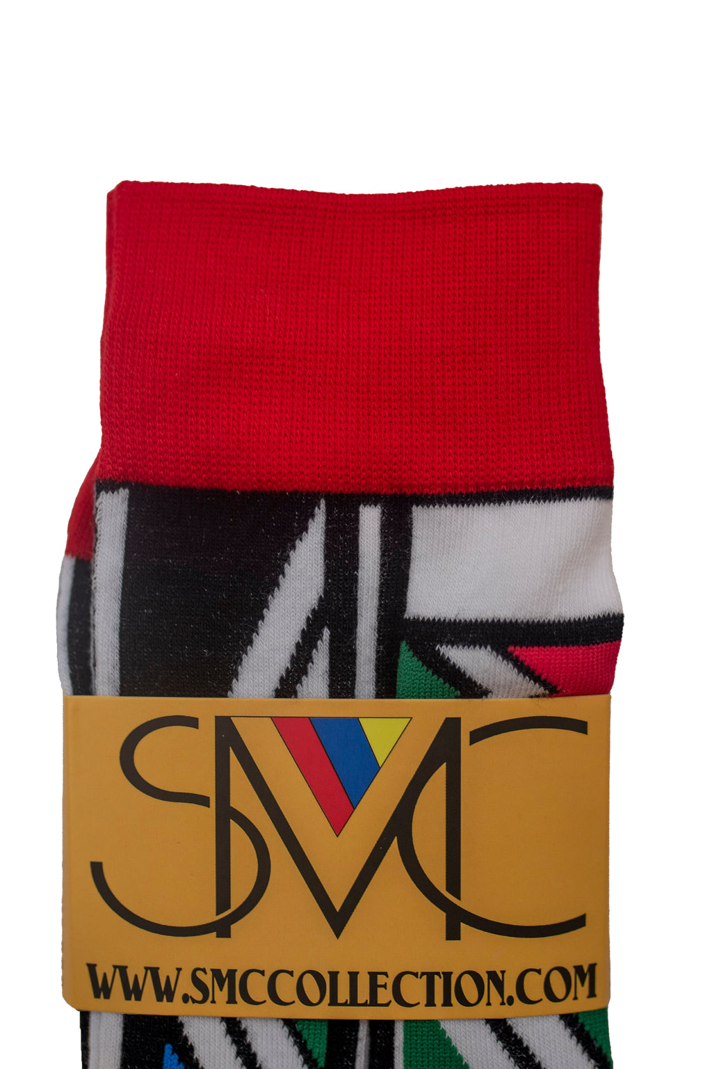 Bold Red and White Ndebele Fusion