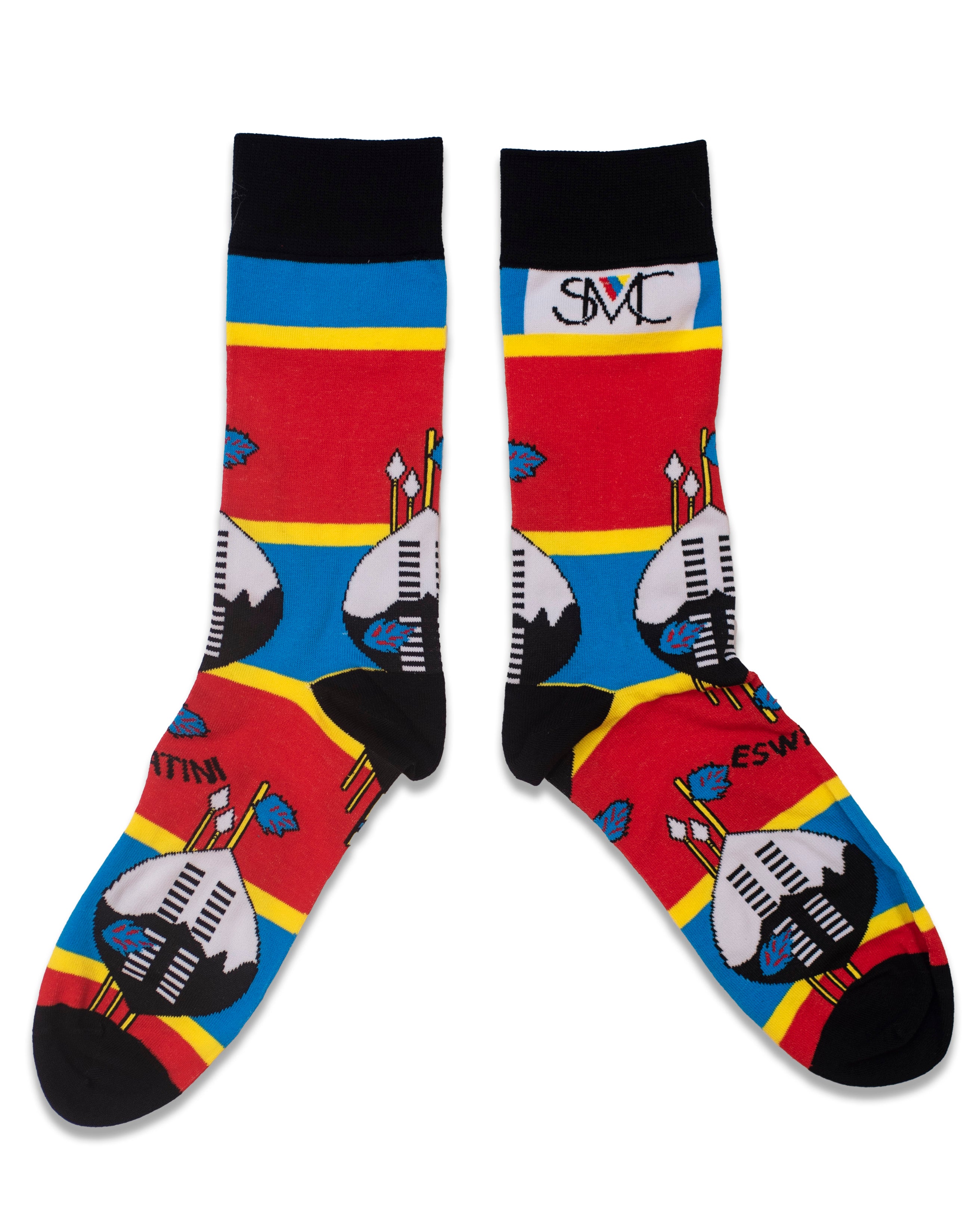 Royal Swazi Sole: Authentic Swati Print Socks